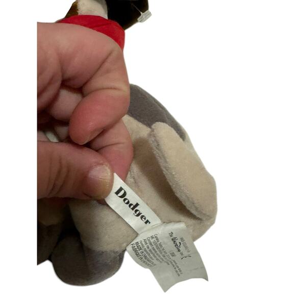 The Disney Store Oliver And Company Dodger Bean Bag Stuffed Plush Vintage 8” - Picture 8 of 9